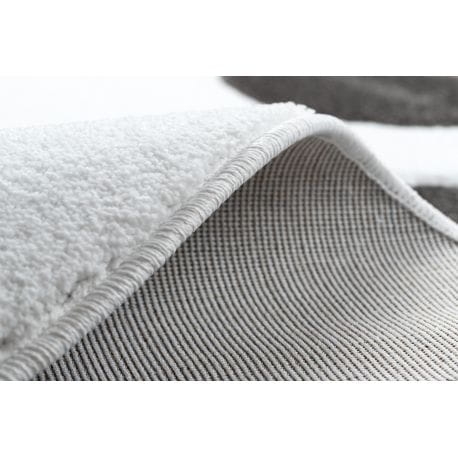 Dywan PETIT PANDA koło biały koło 140 cm