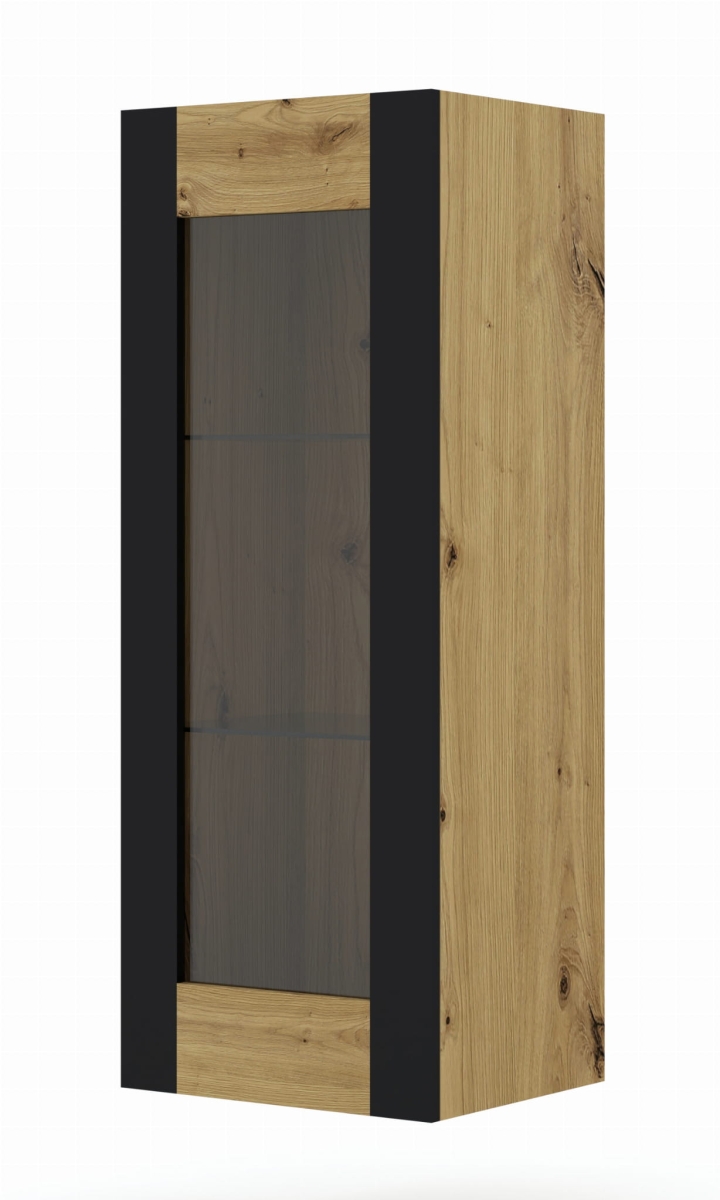 Witryna wisząca pełna MONDI 125 cm dąb artisan