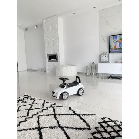 Dywan BERBER SAFI N9040 biały / czarny Frędzle berberyjski marokański shaggy 160x220 cm