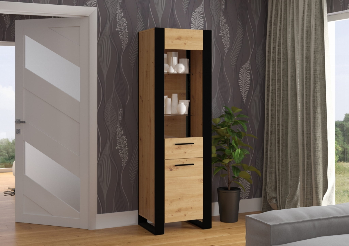 Witryna Nuka E dąb artisan