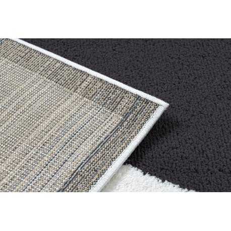 Dywan MODE 8598 geometryczny krem / czarny 80x150 cm