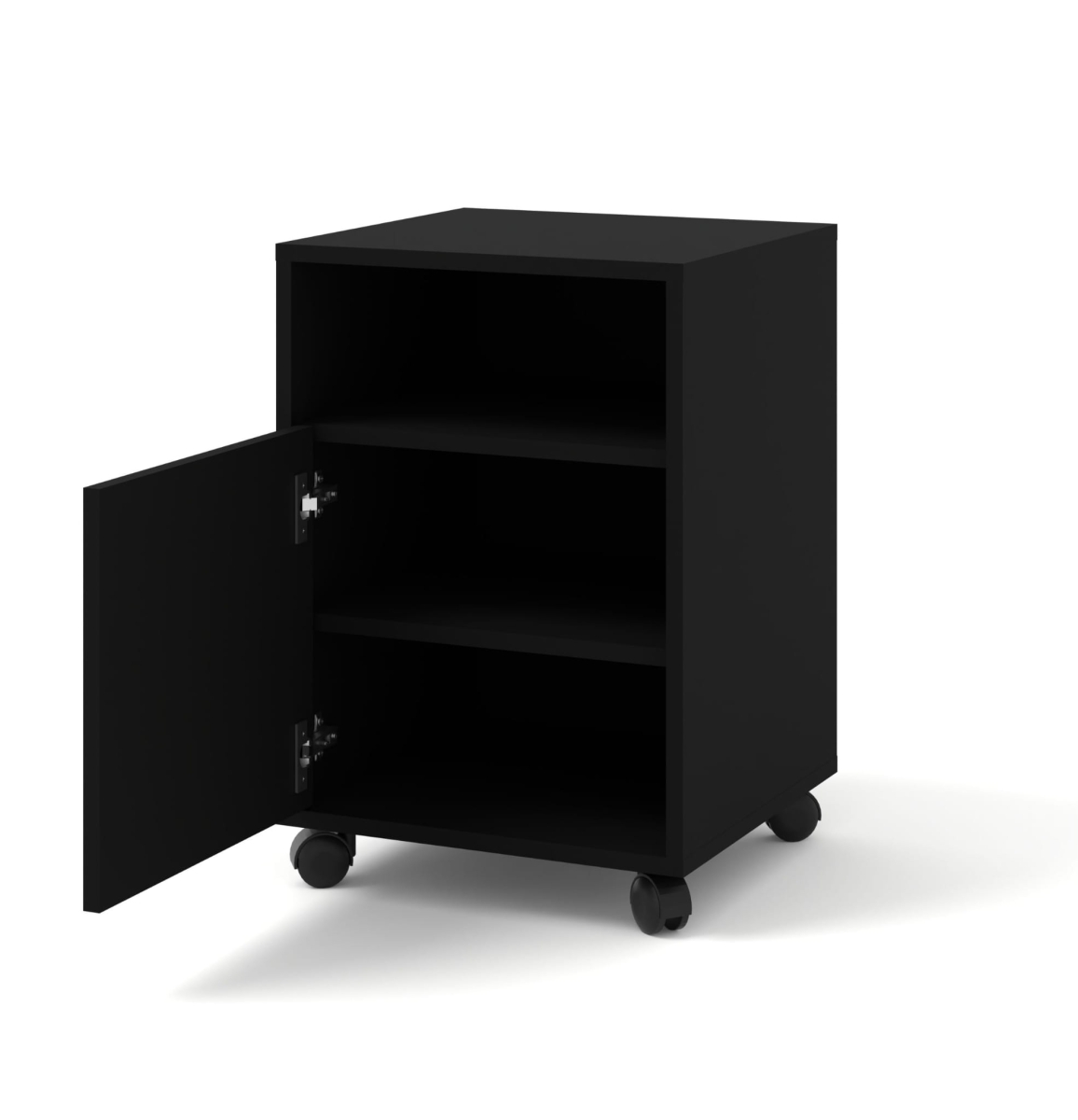 BIMOTION Szafka pod biurko na kółkach 60 cm czarna