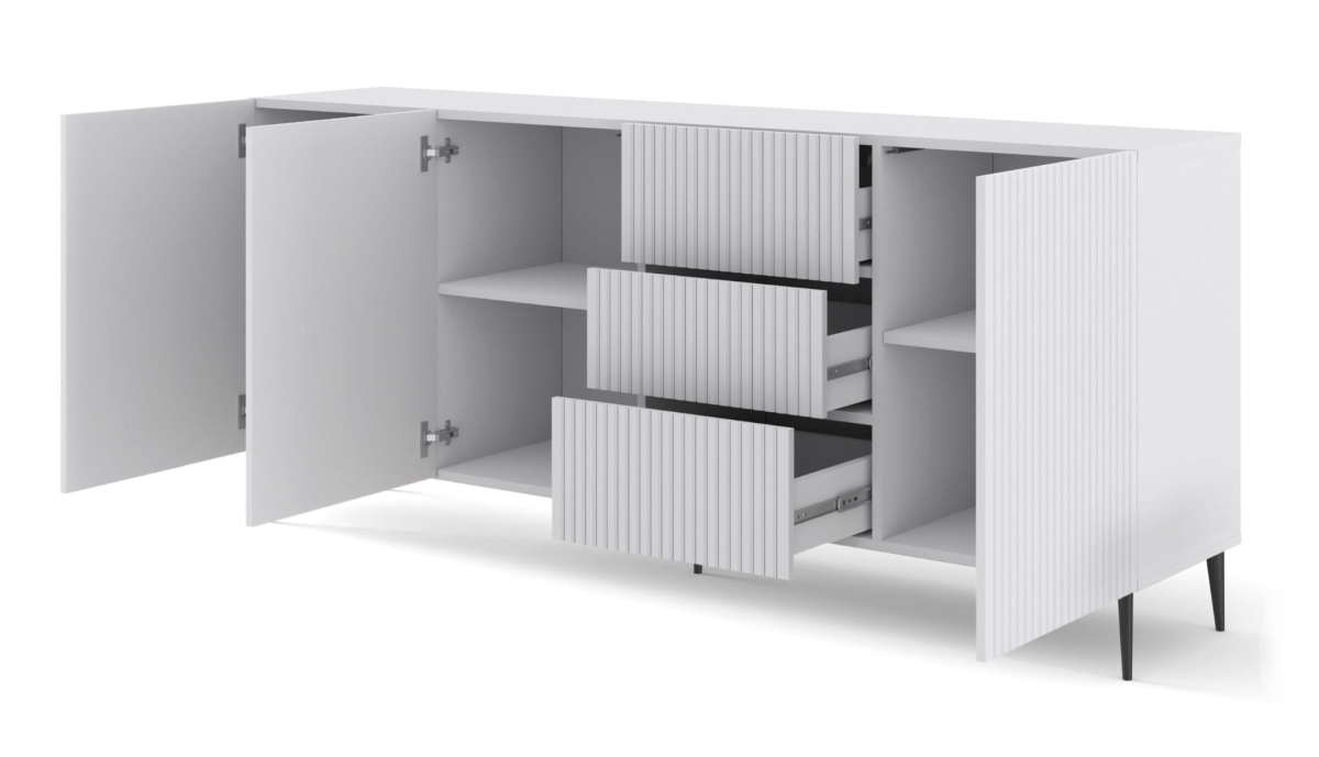 Ravenna B Komoda 200 3D3S frez MDF folia na szpilkach