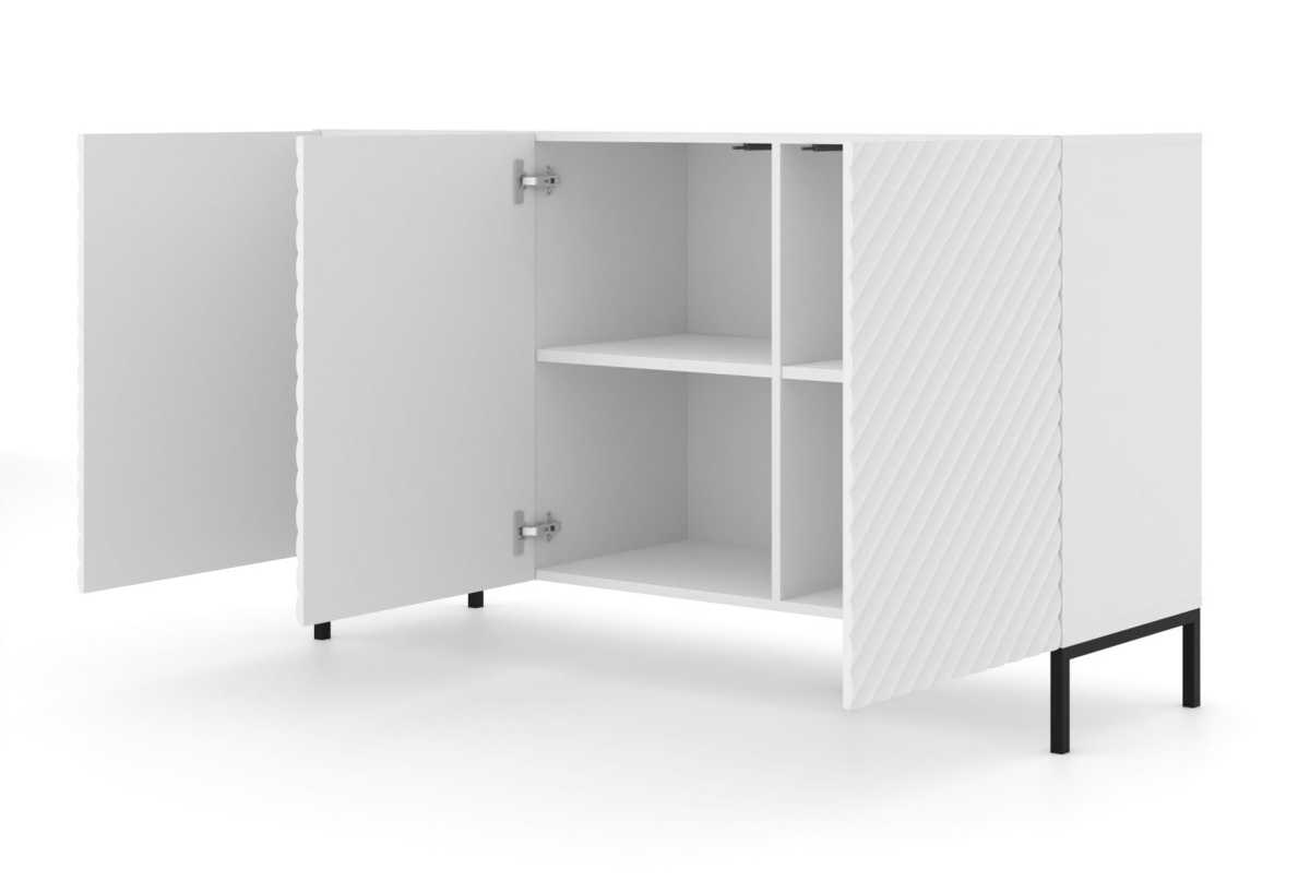 Komoda Surf 150 3D biały mat