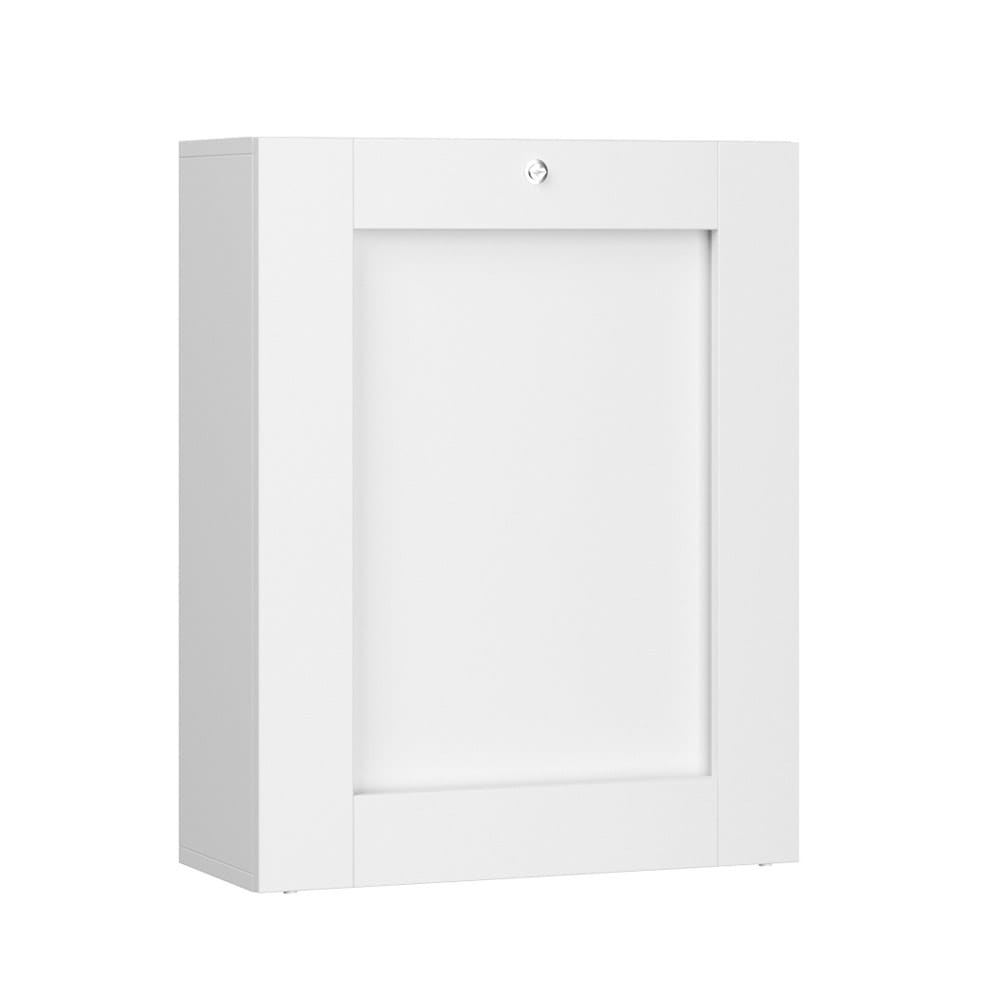 Biurko wiszące rozkładane Tilt biały mat / czarny mat