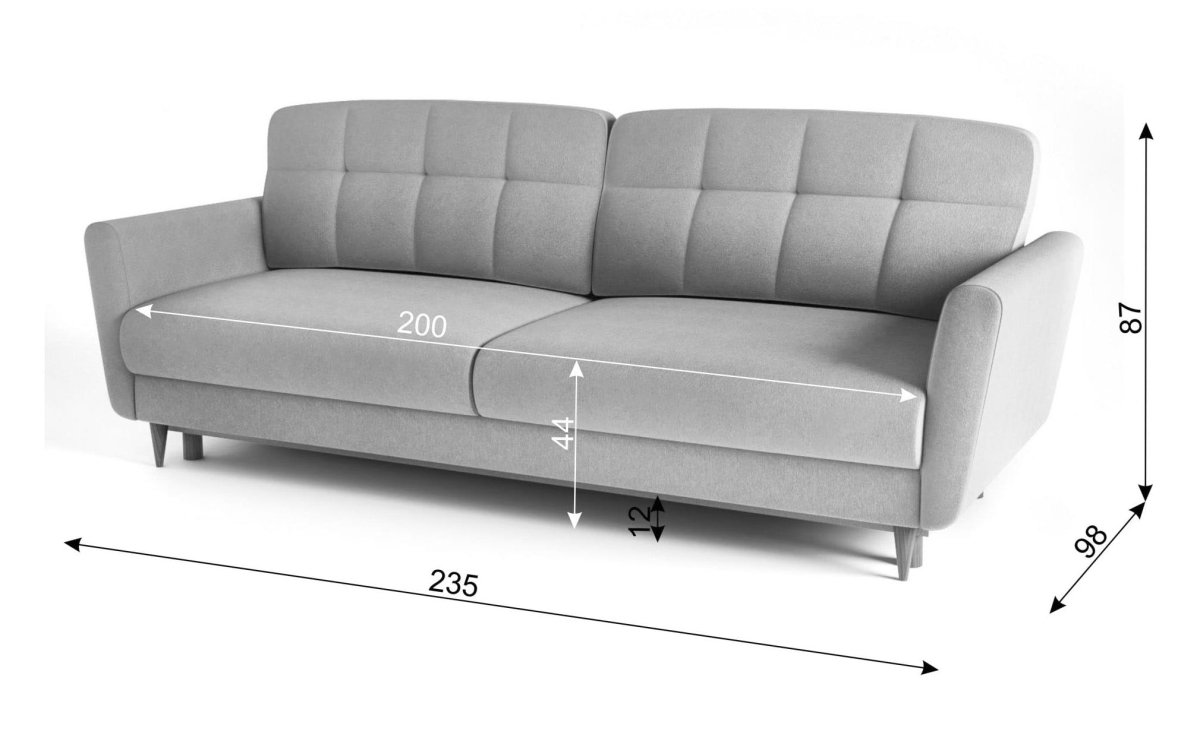 Kanapa sofa Kristi 3DL