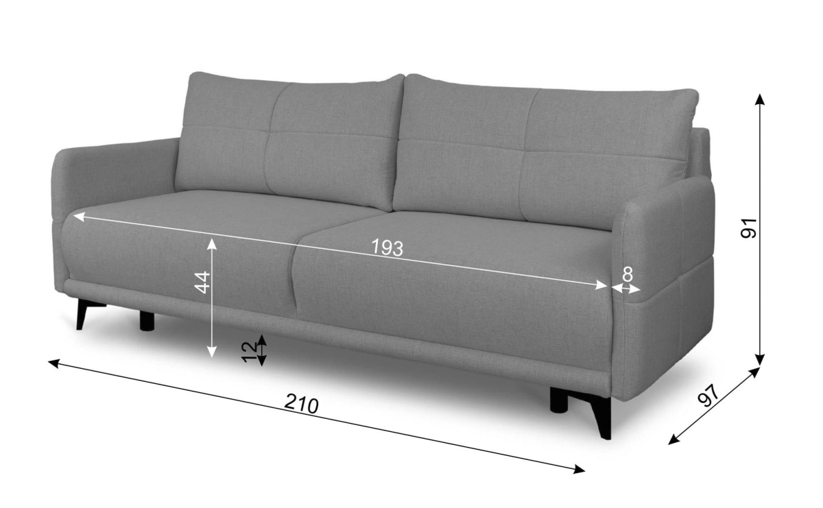 Kanapa sofa Dzeta 3DL