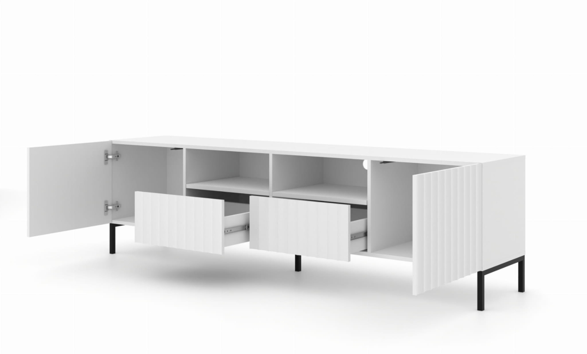 Szafka RTV Wave 200 2D2S biały mat