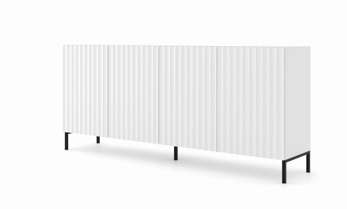 Komoda Wave 200 4D biały mat