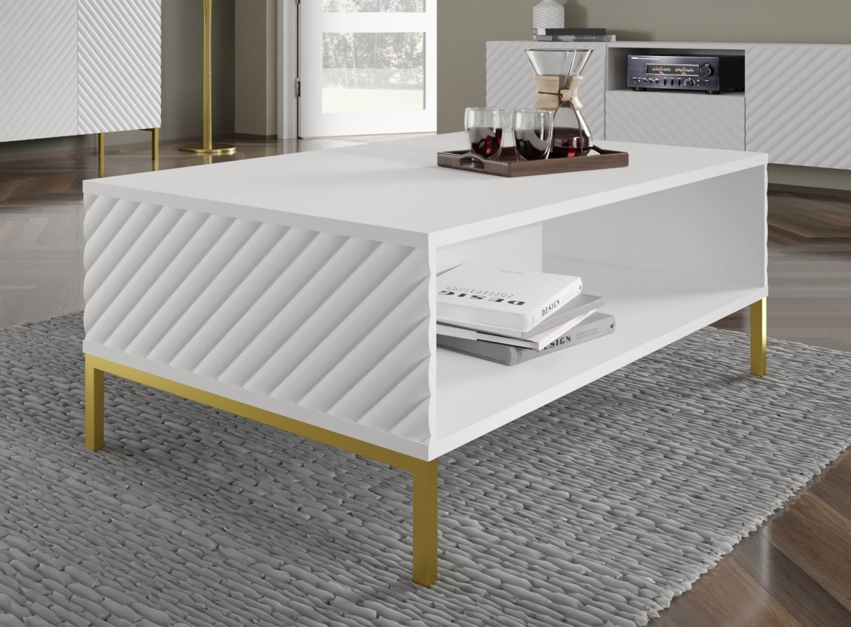 Stolik kawowy Surf 90x60 biały mat