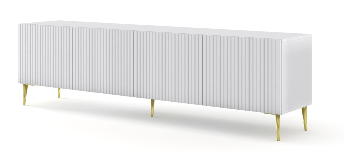 Ravenna B Szafka RTV200 4D frez MDF folia na szpilkach