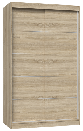 Szafa z drzwiami przesuwnymi 120 cm, dąb sonoma Iga 120C 