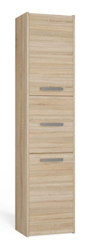 Słupek łazienkowy 40 cm, do łazienki, dąb sonoma Sara S43