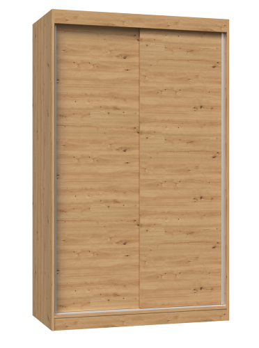 Szafa dąb artisan 120 cm, z drzwiami przesuwnymi do przedpokoju Iga 120B 