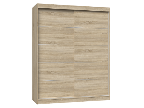 Szafa przesuwna 160 cm, dąb sonoma do przedpokoju IGA 160C