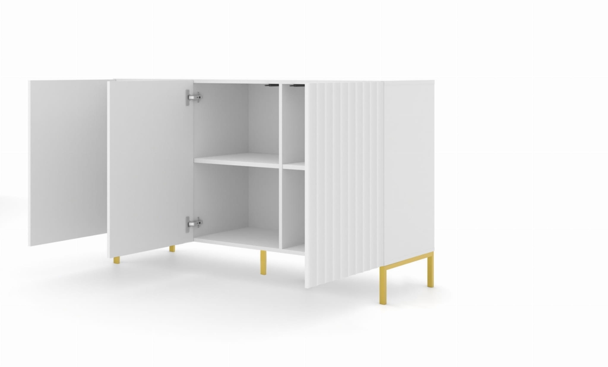 Komoda Wave 150 3D biały mat