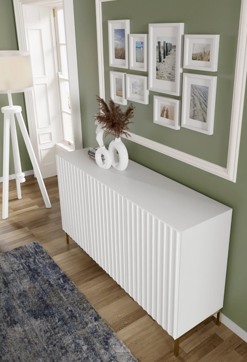 Komoda Wave 150 3D biały mat