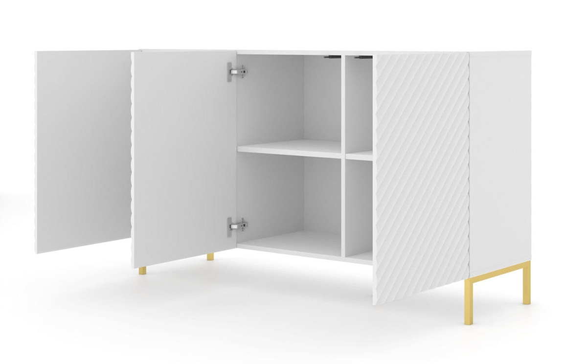 Komoda Surf 150 3D biały mat