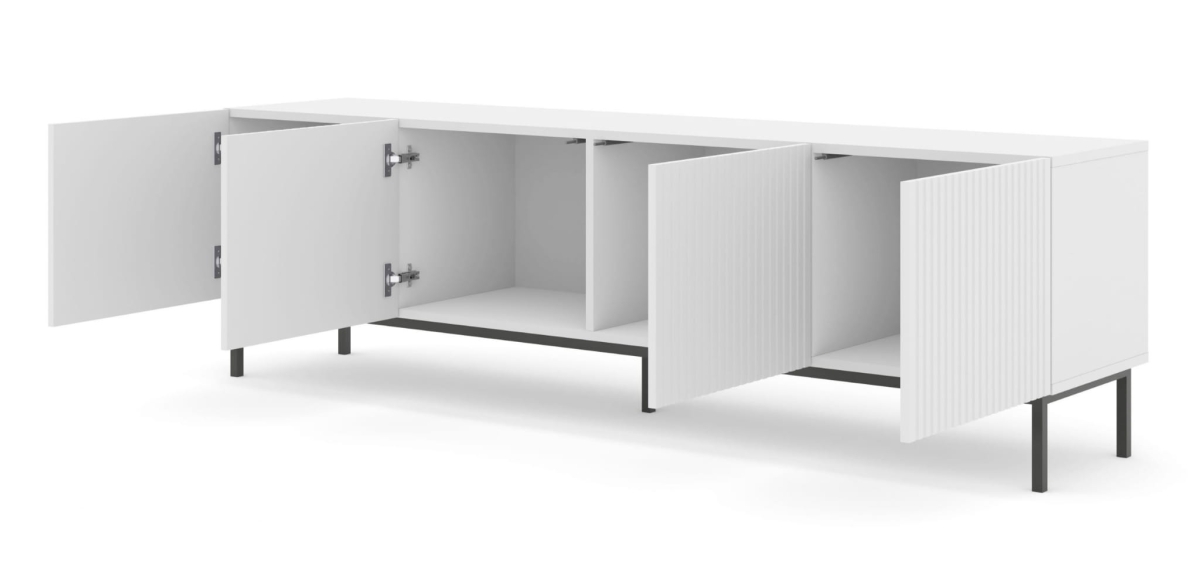 Ravenna B Szafka RTV200 4D frez MDF folia z ramą