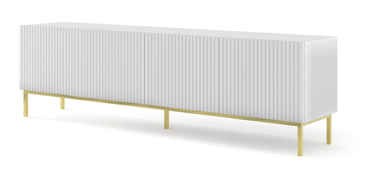 Ravenna B Szafka RTV200 4D frez MDF folia z ramą