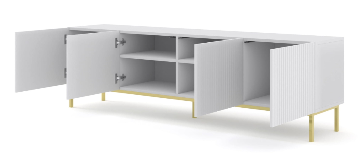 Ravenna B Szafka RTV200 4D frez MDF folia z ramą