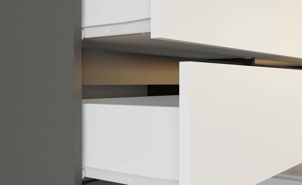 Szafa Malwa SS-90 ANTRACYT BIEL