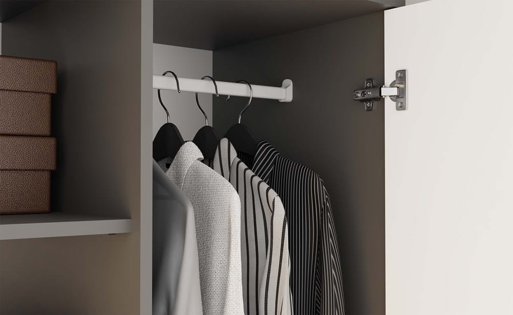 Szafa Malwa SS-90 ANTRACYT BIEL