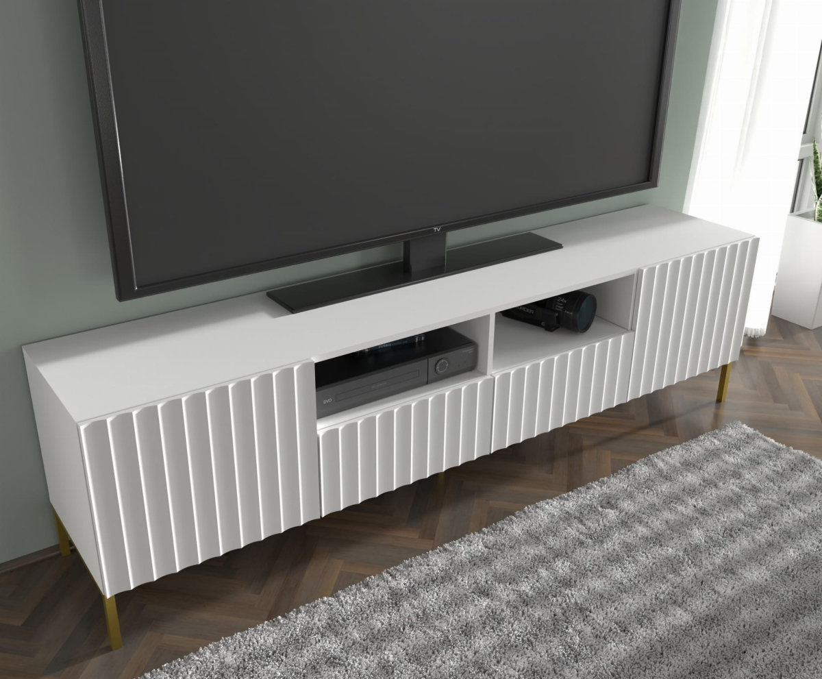 Szafka RTV Wave 200 2D2S biały mat