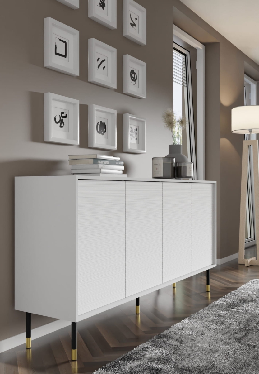 Komoda Sherwood 4D 180 biały mat