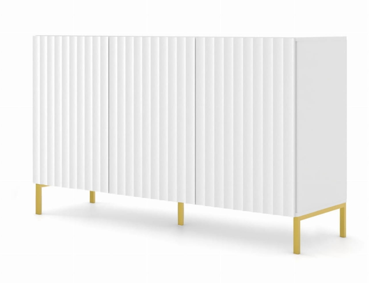 Komoda Wave 150 3D biały mat