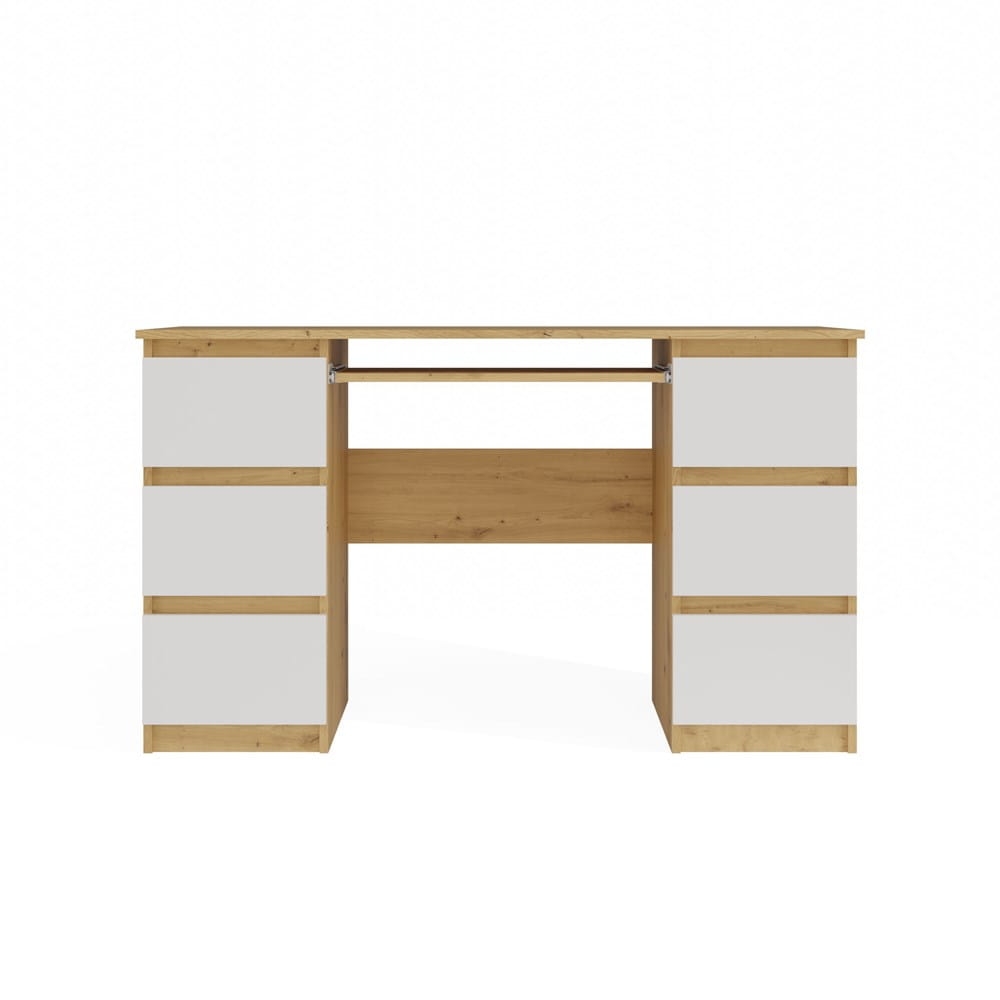 Biurko Kuba KUBA DĄB ARTISAN BIEL