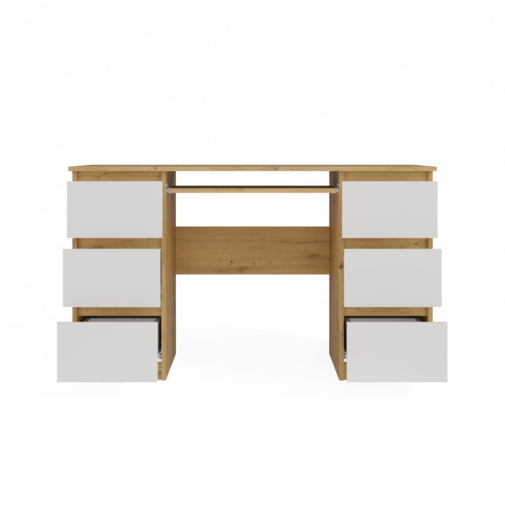 Biurko Kuba KUBA DĄB ARTISAN BIEL