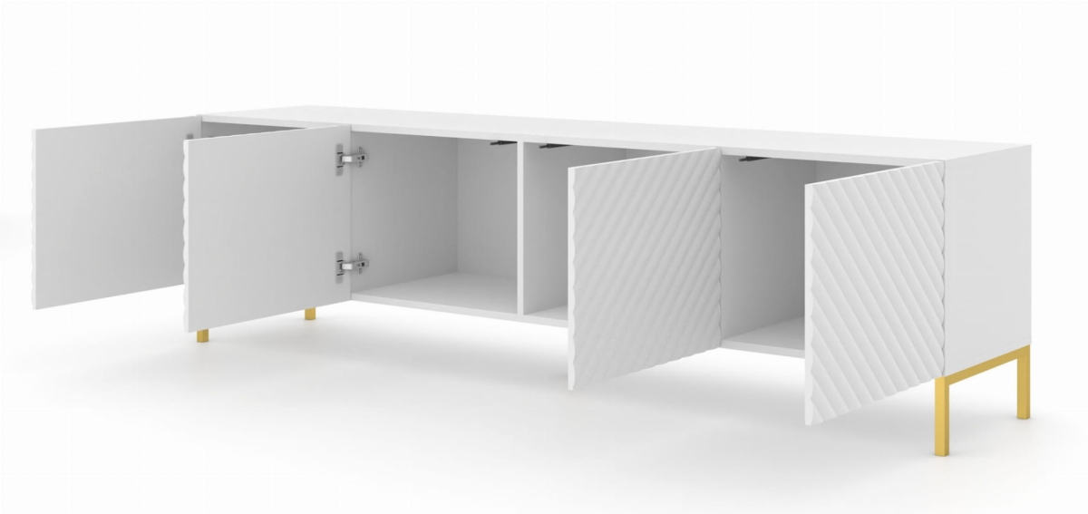 Szafka RTV Surf 200 4D biały mat