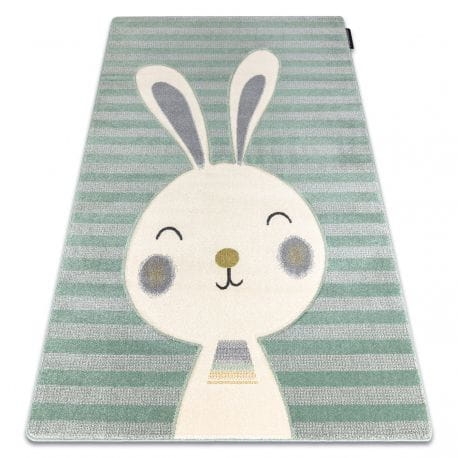 Dywan PETIT RABBIT królik, króliczek zielony 200x290 cm