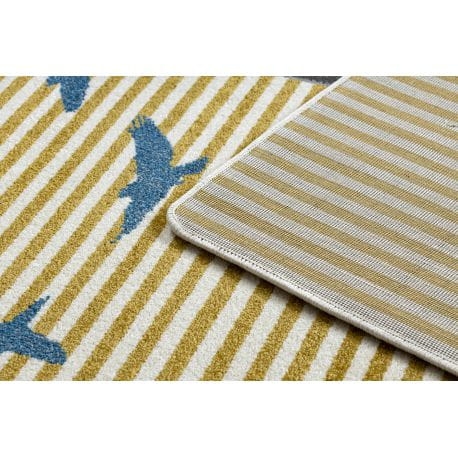 Dywan PETIT SAIL łódka, żaglówka złoty 80x150 cm