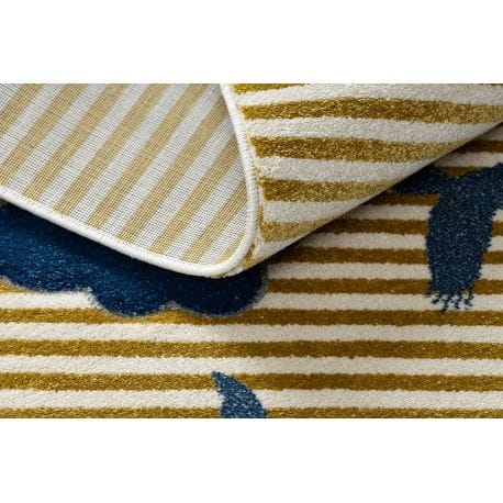 Dywan PETIT SAIL łódka, żaglówka złoty 80x150 cm