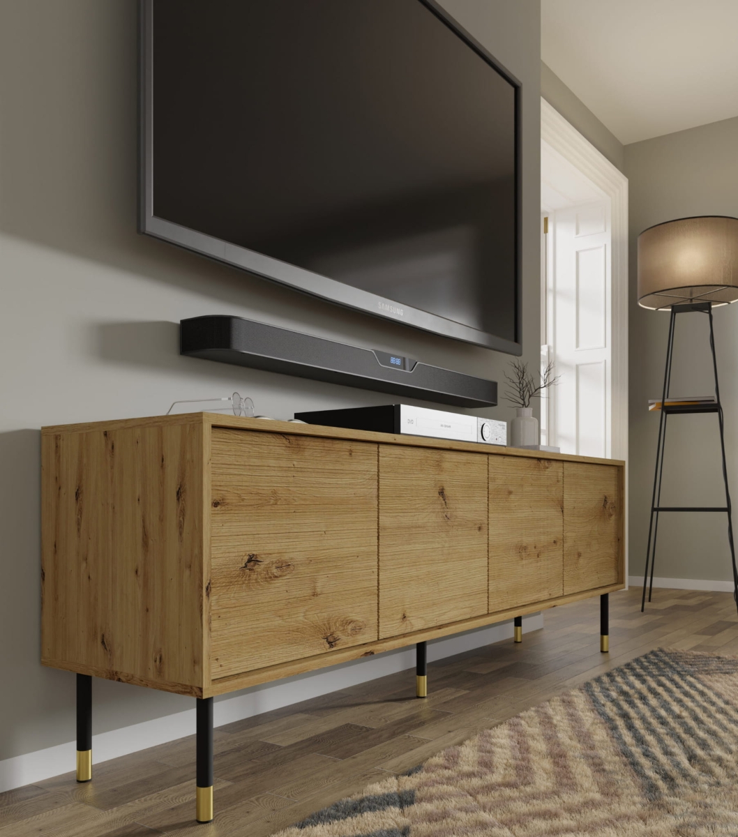 Szafka RTV Sherwood 4D 180 dąb artisan