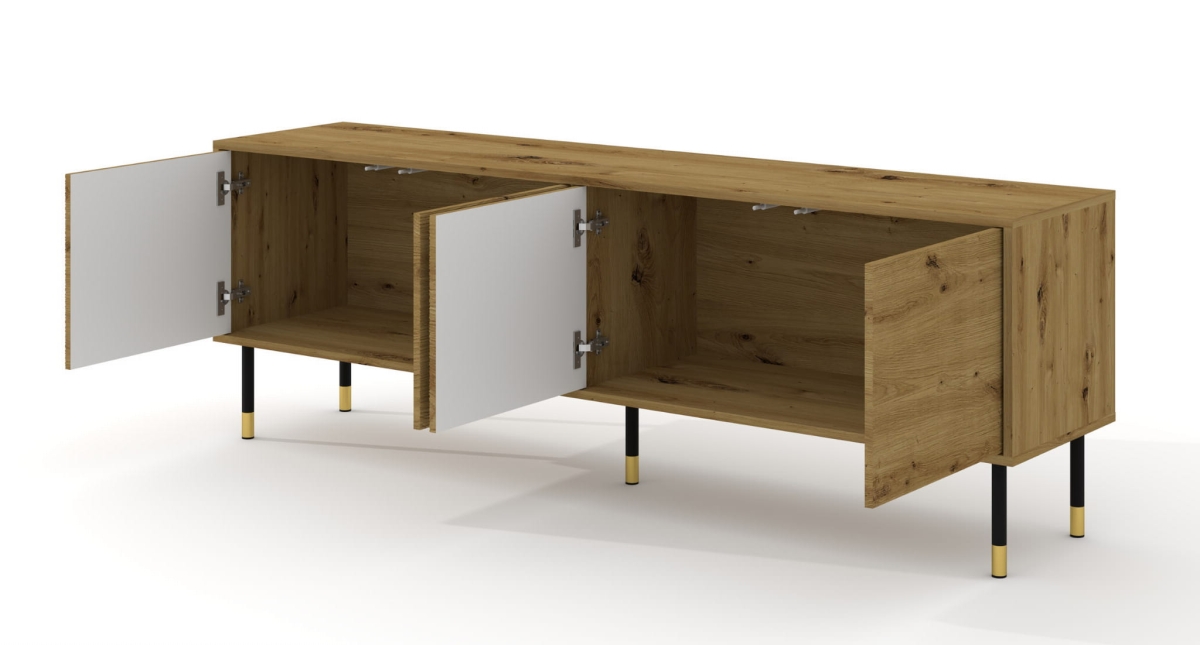 Szafka RTV Sherwood 4D 180 dąb artisan
