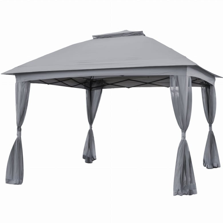 Pawilon ogrodowy antracytowy