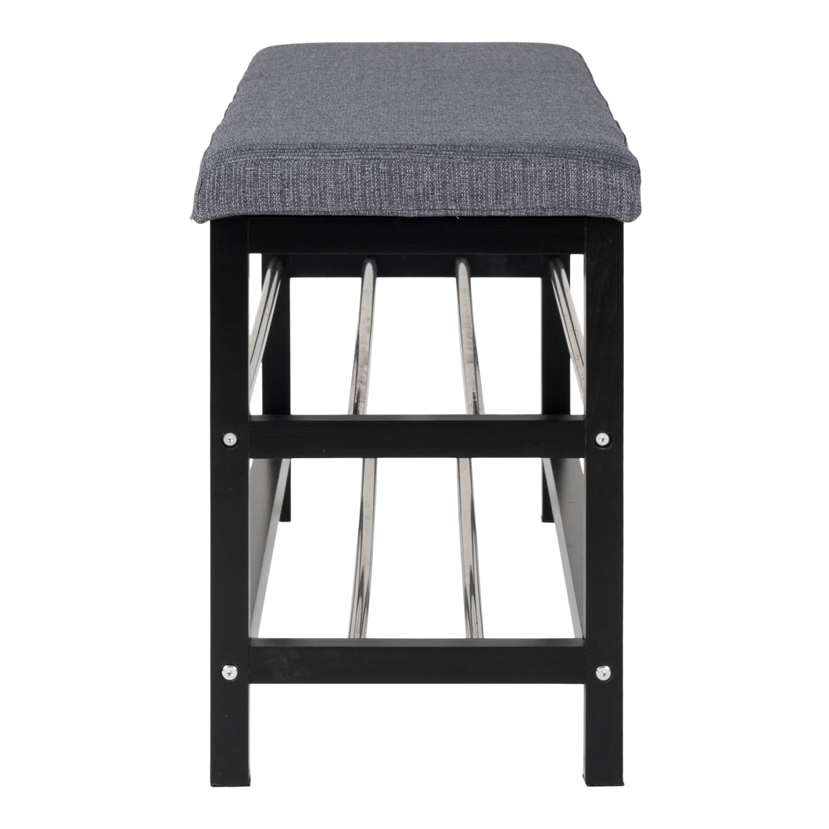 Ławka Padova szara/czarna