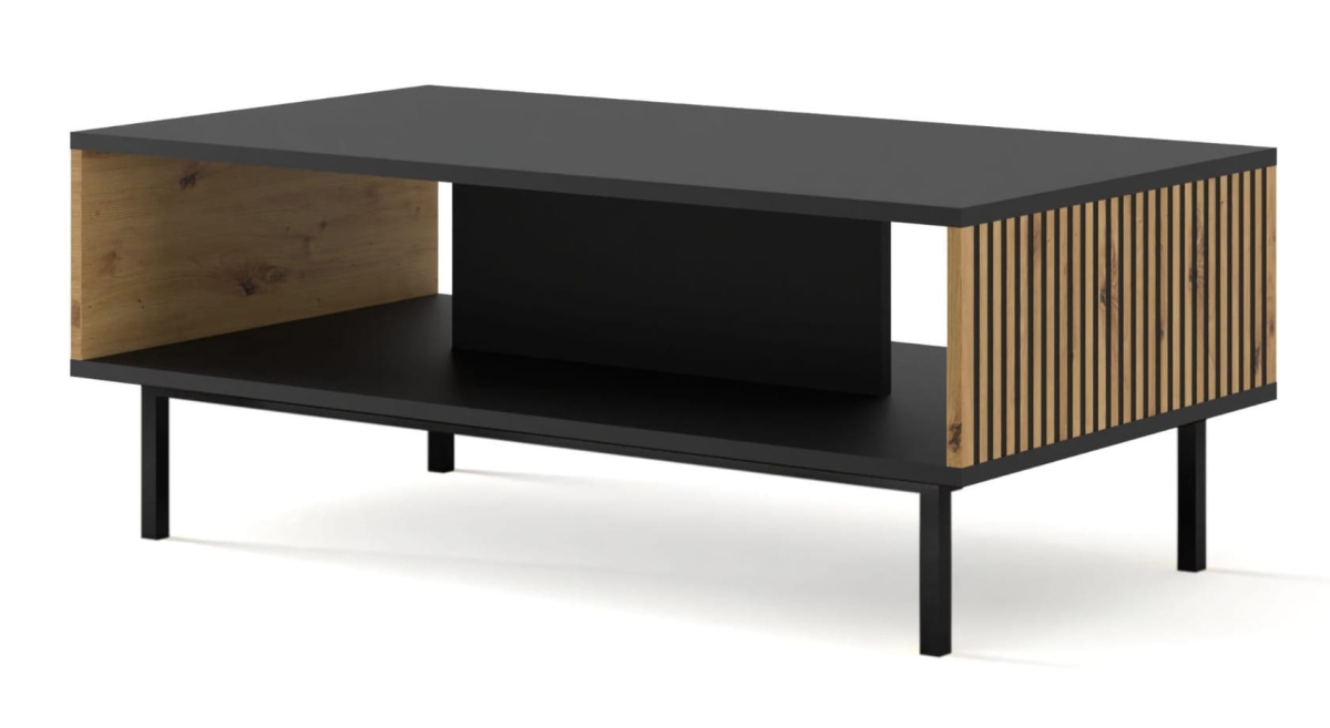 Ravenna F Stolik kawowy 90x60 frez MDF malowany z ramą