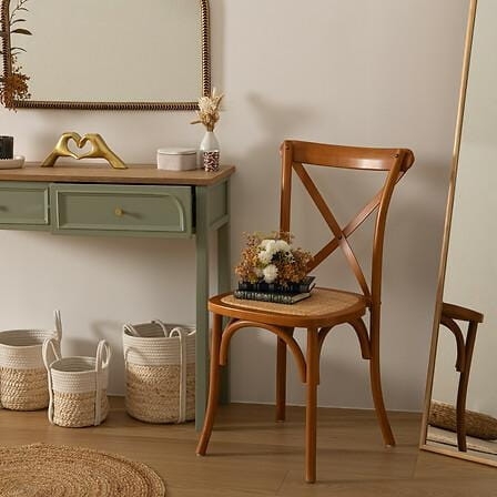 Krzesło Isak brązowe