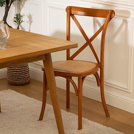 Krzesło Isak brązowe