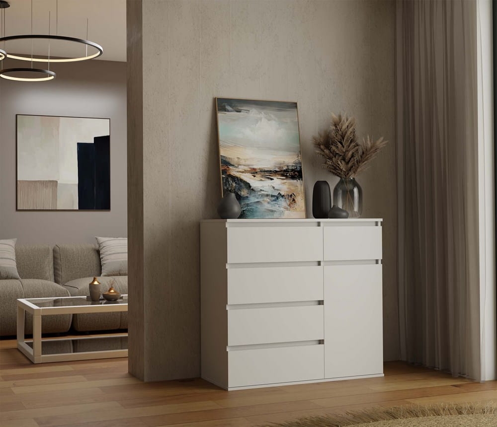 Komoda Malwa 1D5S BIAŁY