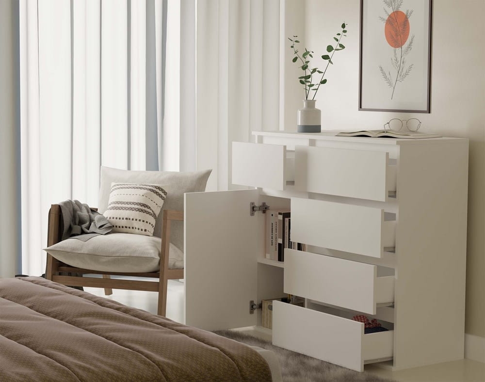 Komoda Malwa 1D5S BIAŁY