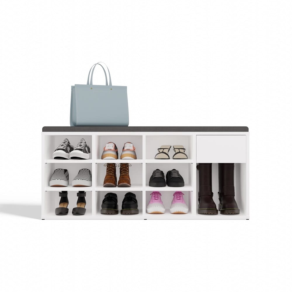 Szafka na obuwie otwarta TALLIN BIAŁY