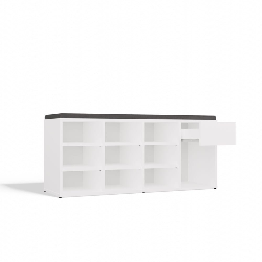 Szafka na obuwie otwarta TALLIN BIAŁY