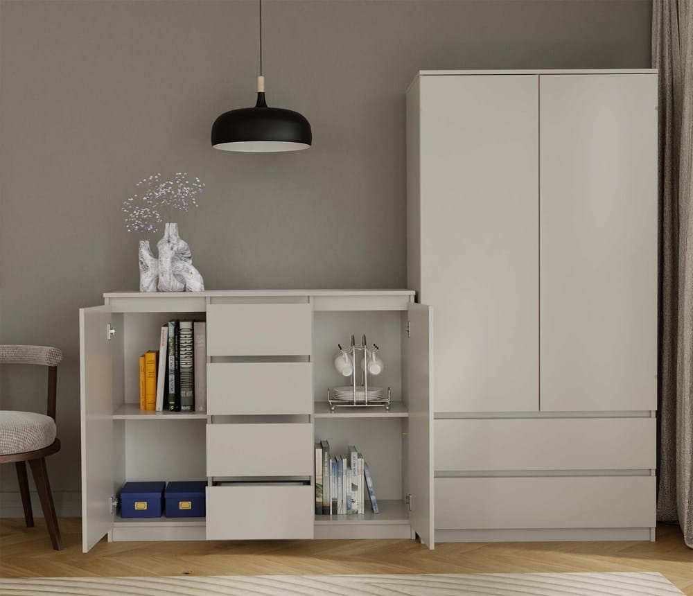 Komoda Malwa 2D4S 120 KASZMIR BEŻ