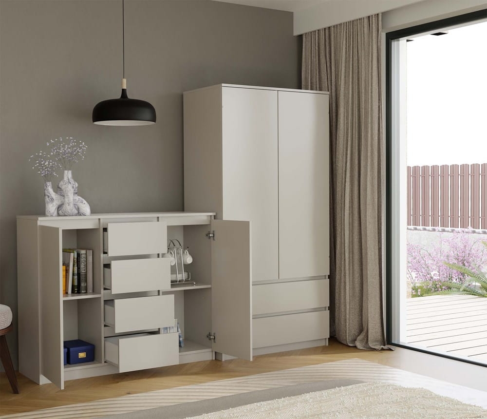 Komoda Malwa 2D4S 120 KASZMIR BEŻ