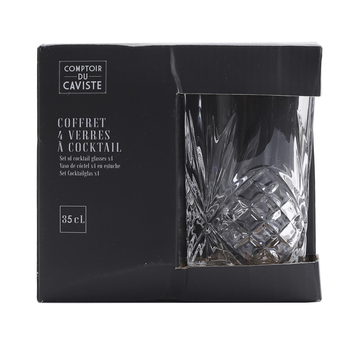 Zestaw 4 szklanek Bohemia 300ml